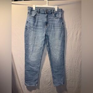 American Eagle Outfitters Women's Light Blue Straight Jeans